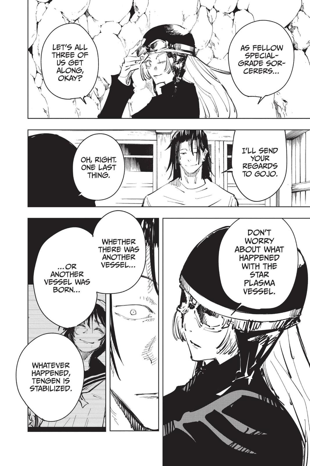 Jujutsu Kaisen Manga Chapter 77 page 14 - Premature Death, Part 2 scene