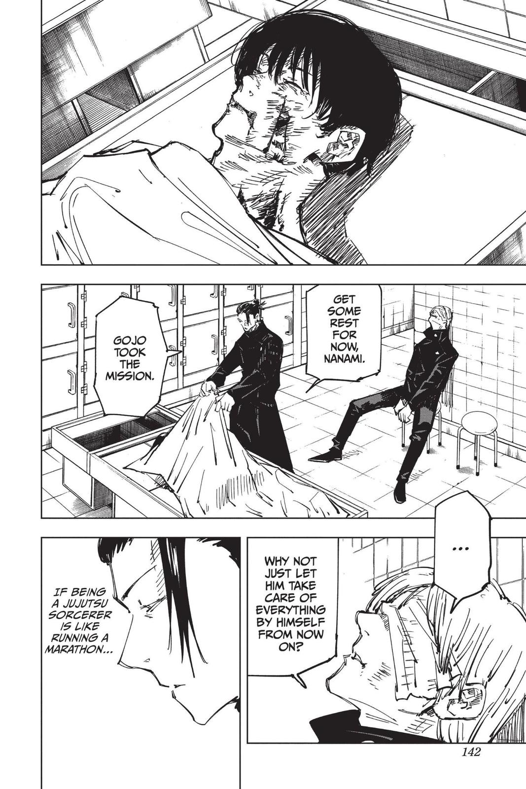 Jujutsu Kaisen Manga Chapter 77 page 16 - Premature Death, Part 2 scene