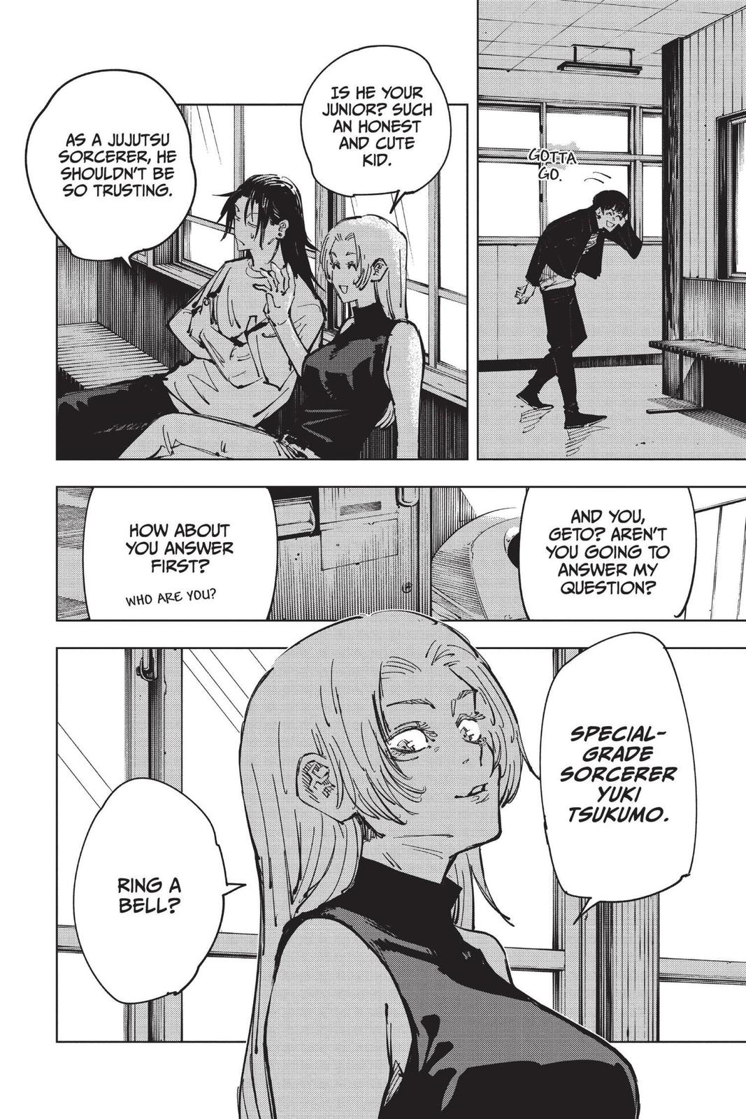 Jujutsu Kaisen Manga Chapter 77 page 4 - Premature Death, Part 2 scene