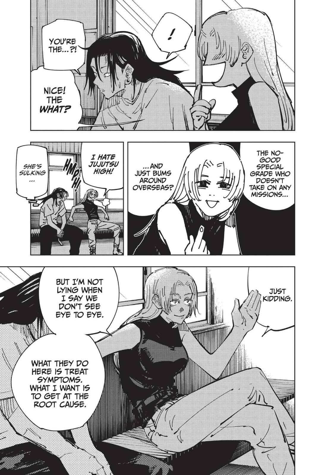 Jujutsu Kaisen Manga Chapter 77 page 5 - Premature Death, Part 2 scene