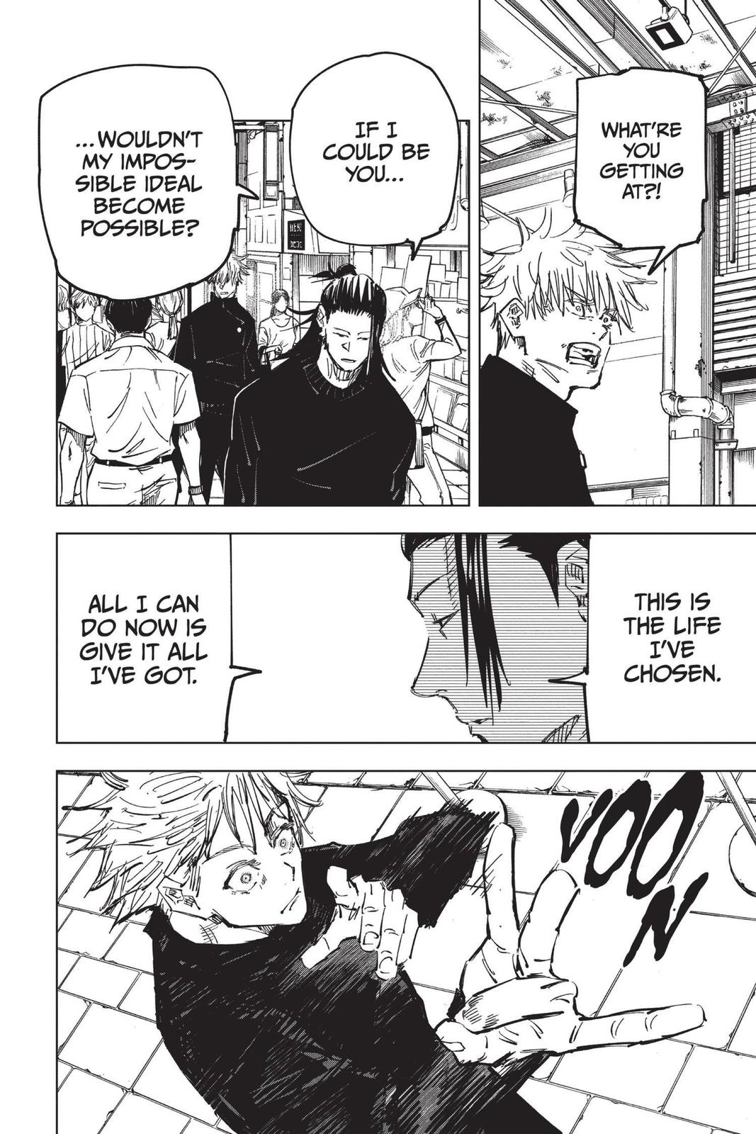 Jujutsu Kaisen Manga Chapter 78 page 10 - Premature Death, Part 3 scene