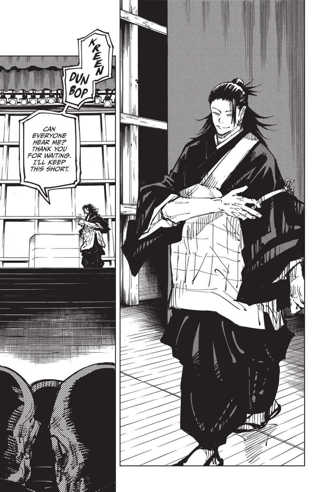 Jujutsu Kaisen Manga Chapter 78 page 15 - Premature Death, Part 3 scene