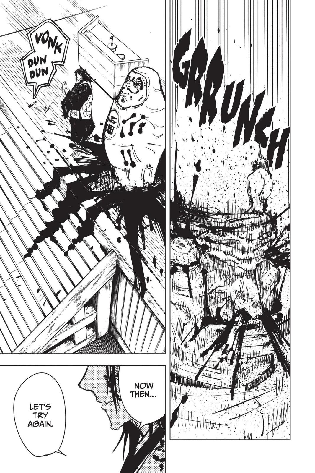Jujutsu Kaisen Manga Chapter 78 page 17 - Premature Death, Part 3 scene