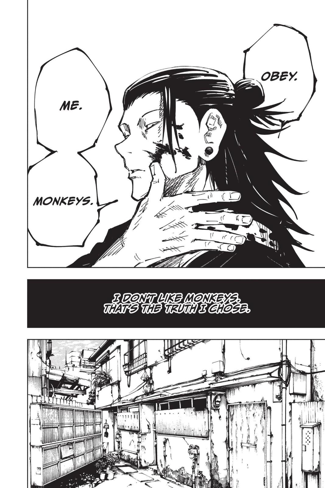 Jujutsu Kaisen Manga Chapter 78 page 18 - Premature Death, Part 3 scene