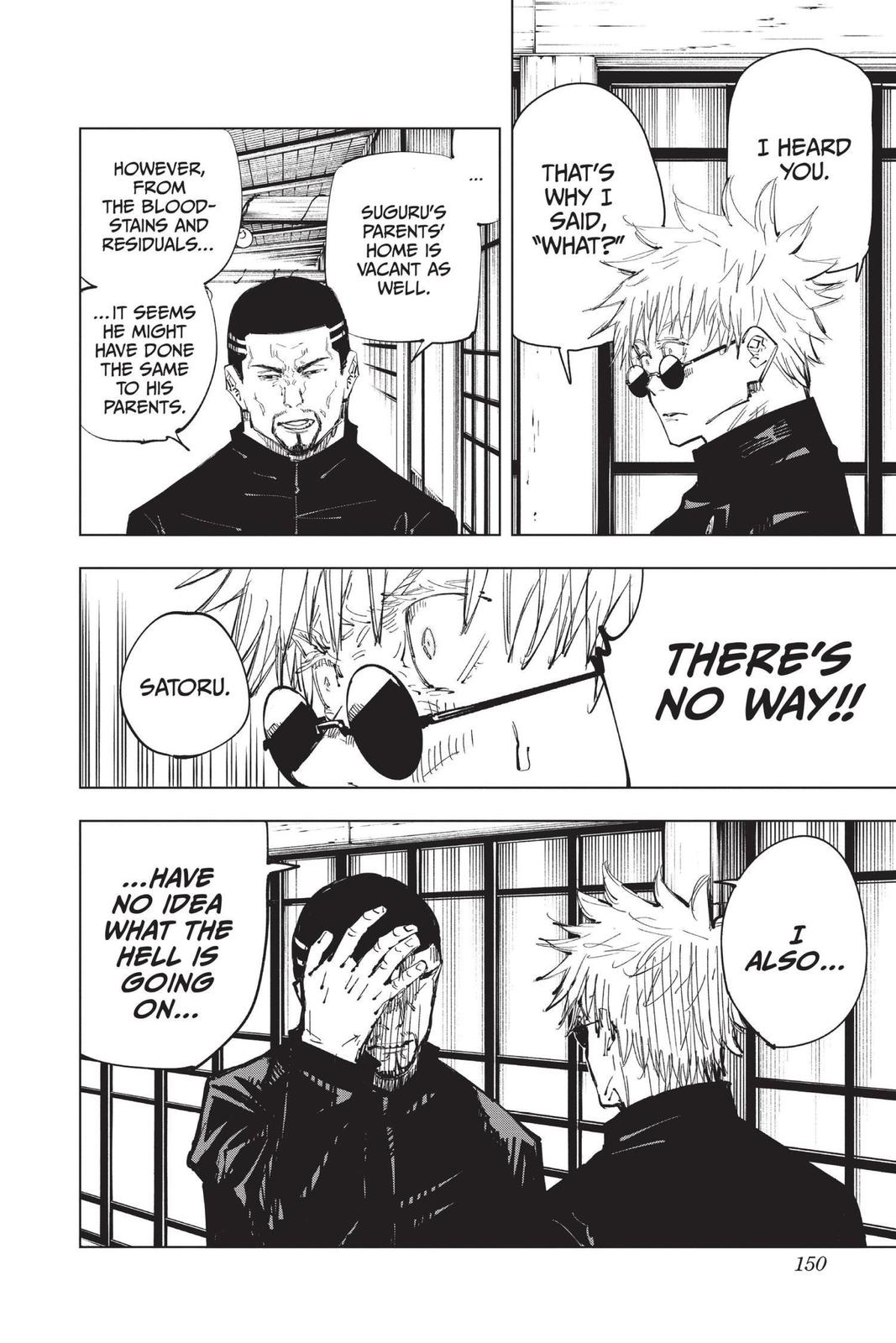 Jujutsu Kaisen Manga Chapter 78 page 2 - Premature Death, Part 3 scene