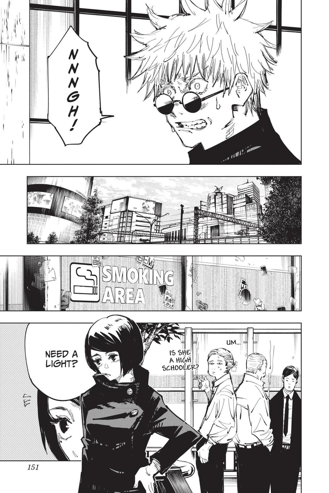 Jujutsu Kaisen Manga Chapter 78 page 3 - Premature Death, Part 3 scene