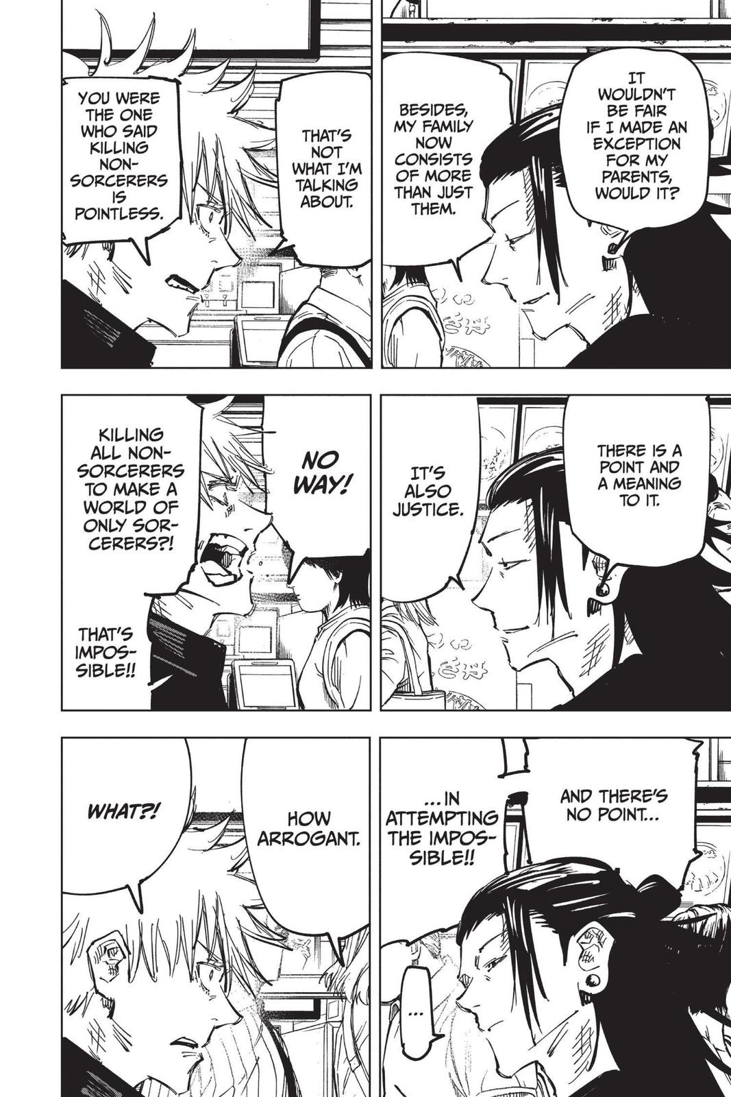 Jujutsu Kaisen Manga Chapter 78 page 8 - Premature Death, Part 3 scene