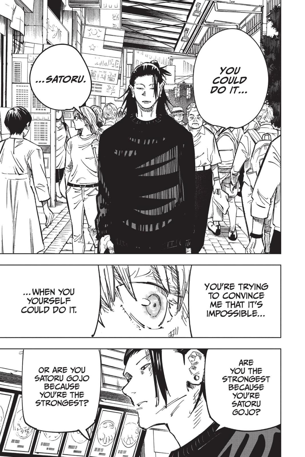 Jujutsu Kaisen Manga Chapter 78 page 9 - Premature Death, Part 3 scene