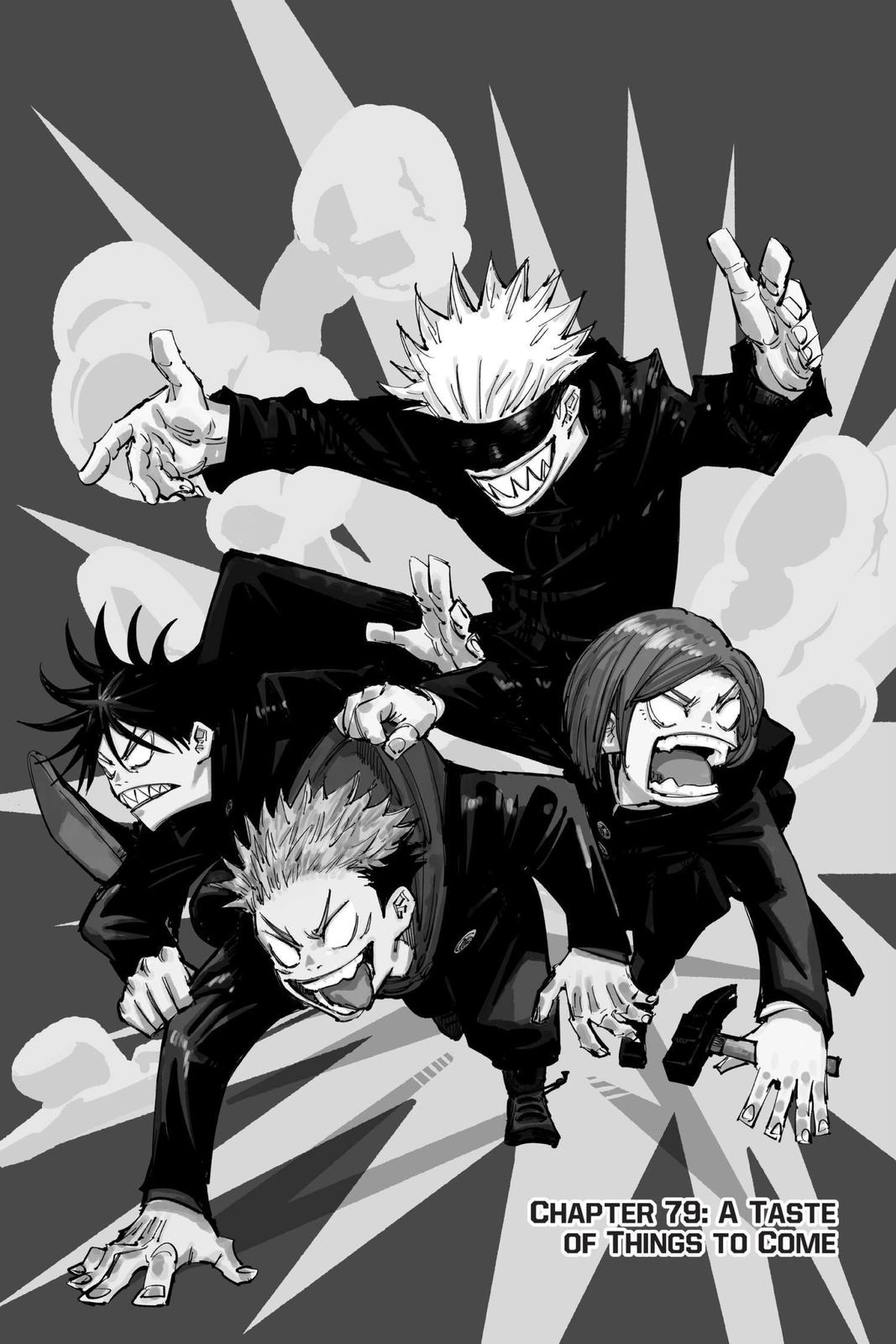 Jujutsu Kaisen Manga Chapter 79 page 1 - A Taste of Things to Come scene