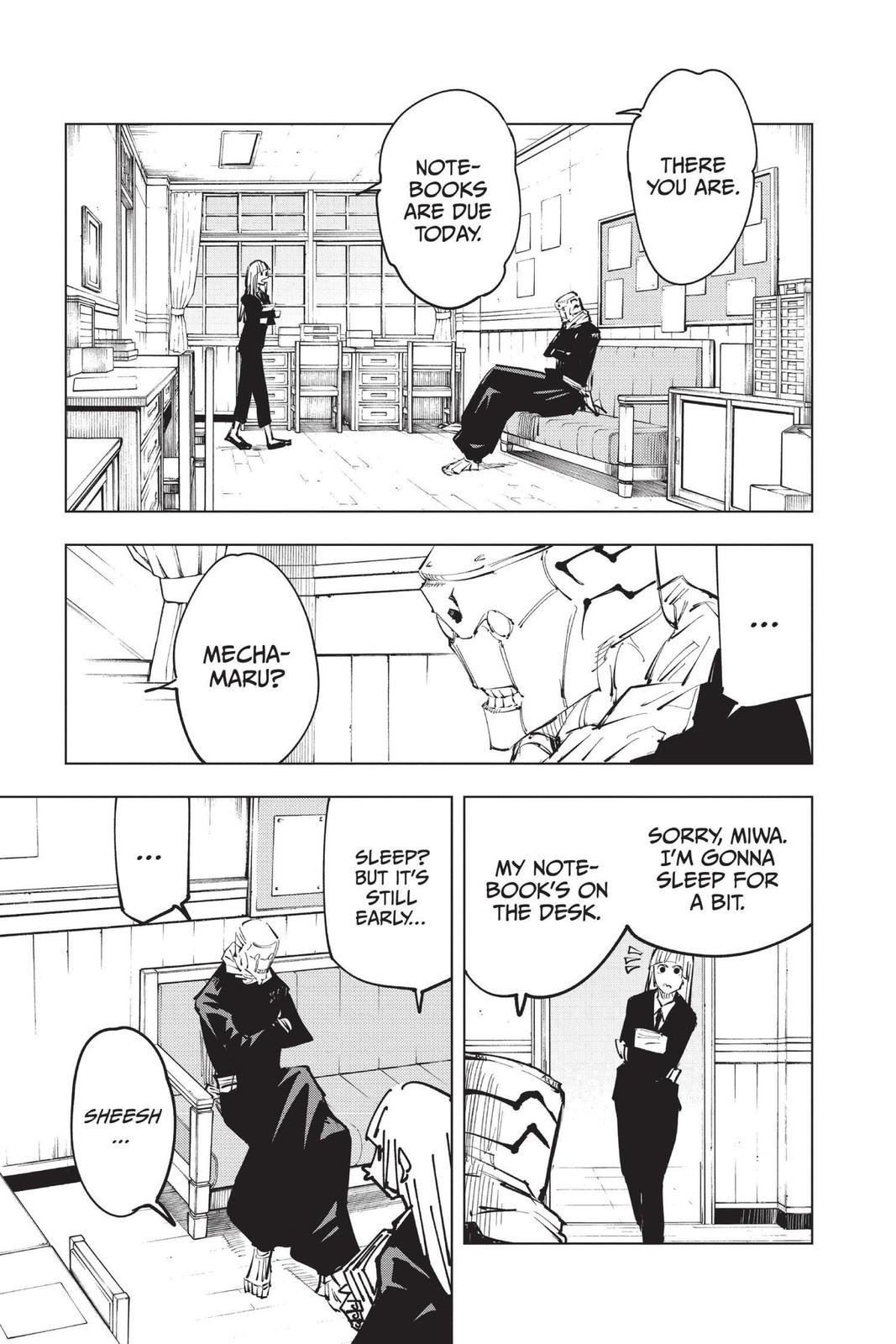 Jujutsu Kaisen Manga Chapter 79 page 11 - A Taste of Things to Come scene