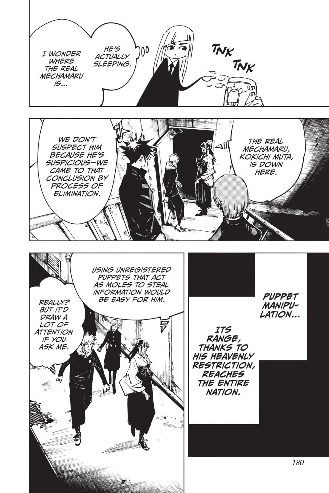 Jujutsu Kaisen Manga Chapter 79 page 12 - A Taste of Things to Come scene