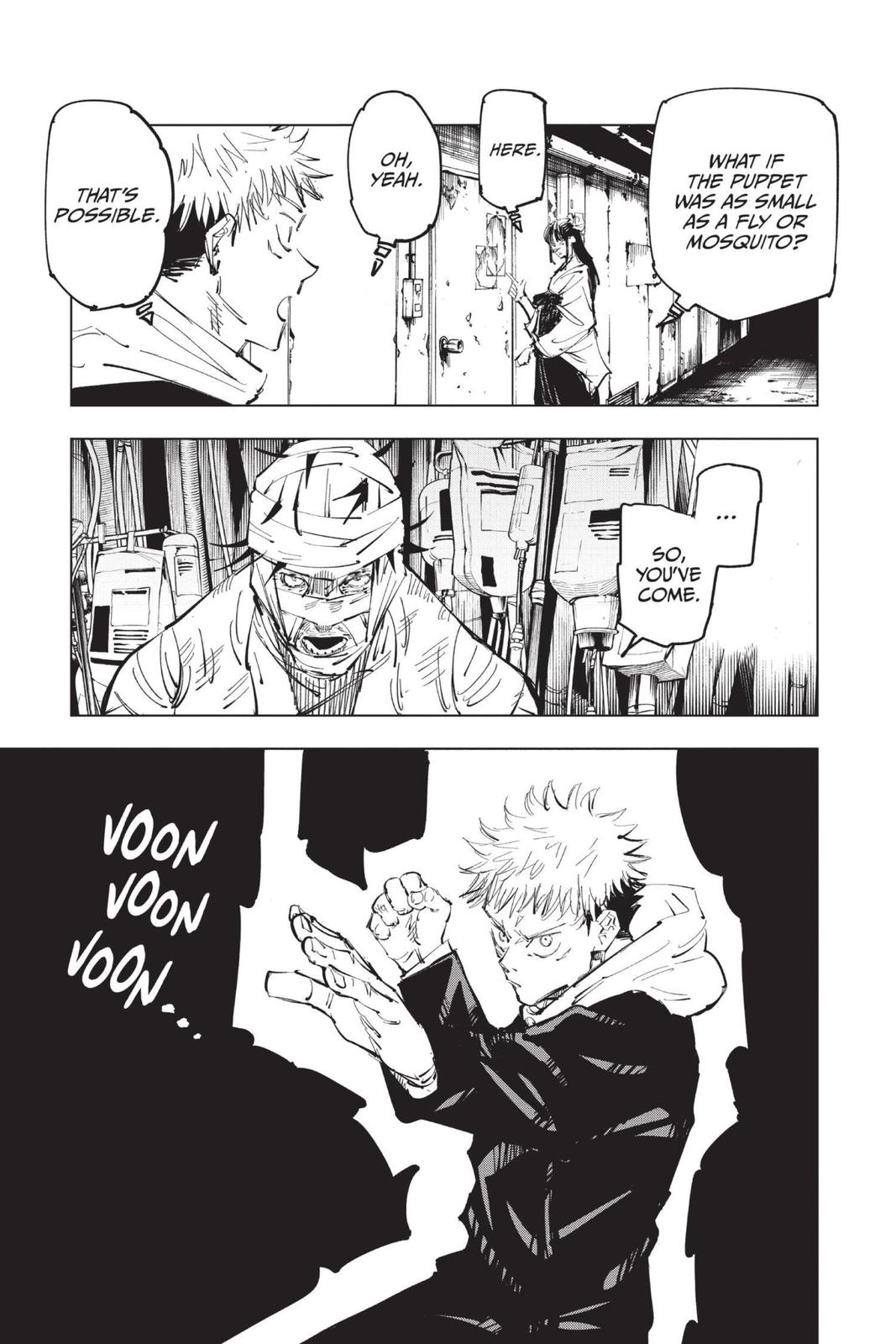 Jujutsu Kaisen Manga Chapter 79 page 13 - A Taste of Things to Come scene