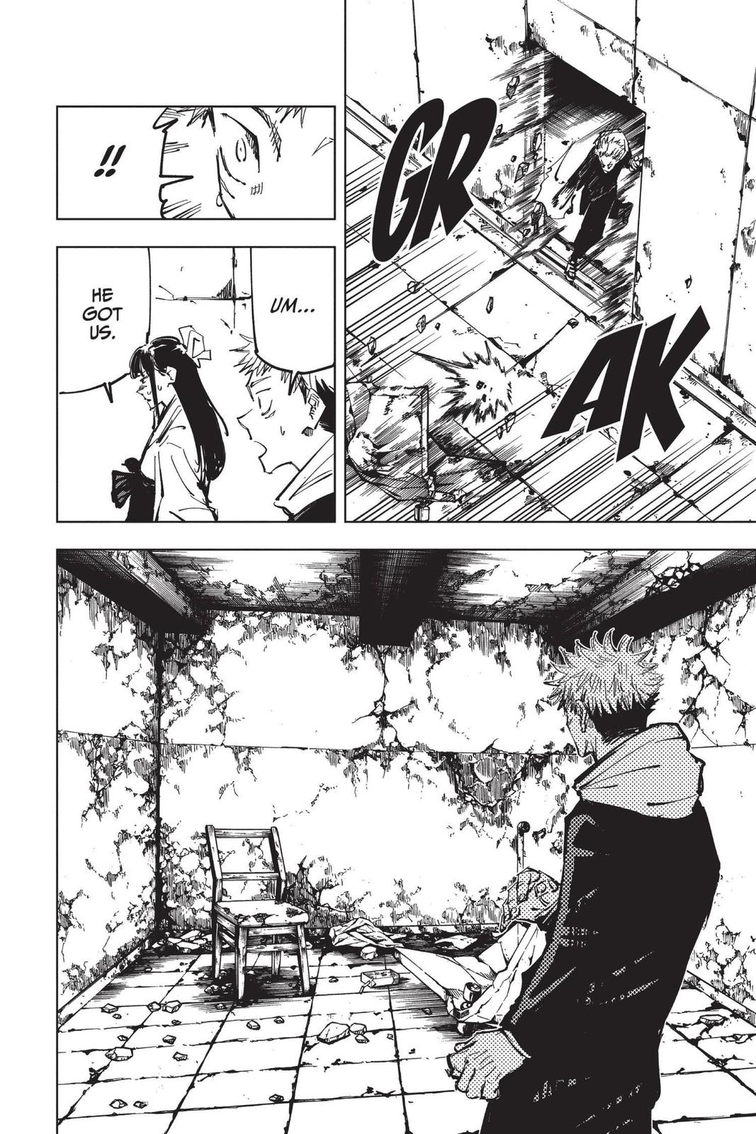 Jujutsu Kaisen Manga Chapter 79 page 14 - A Taste of Things to Come scene