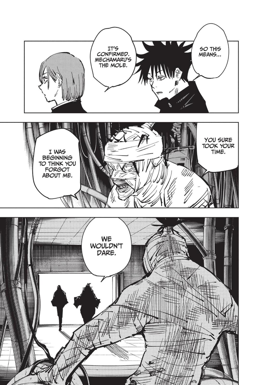 Jujutsu Kaisen Manga Chapter 79 page 15 - A Taste of Things to Come scene