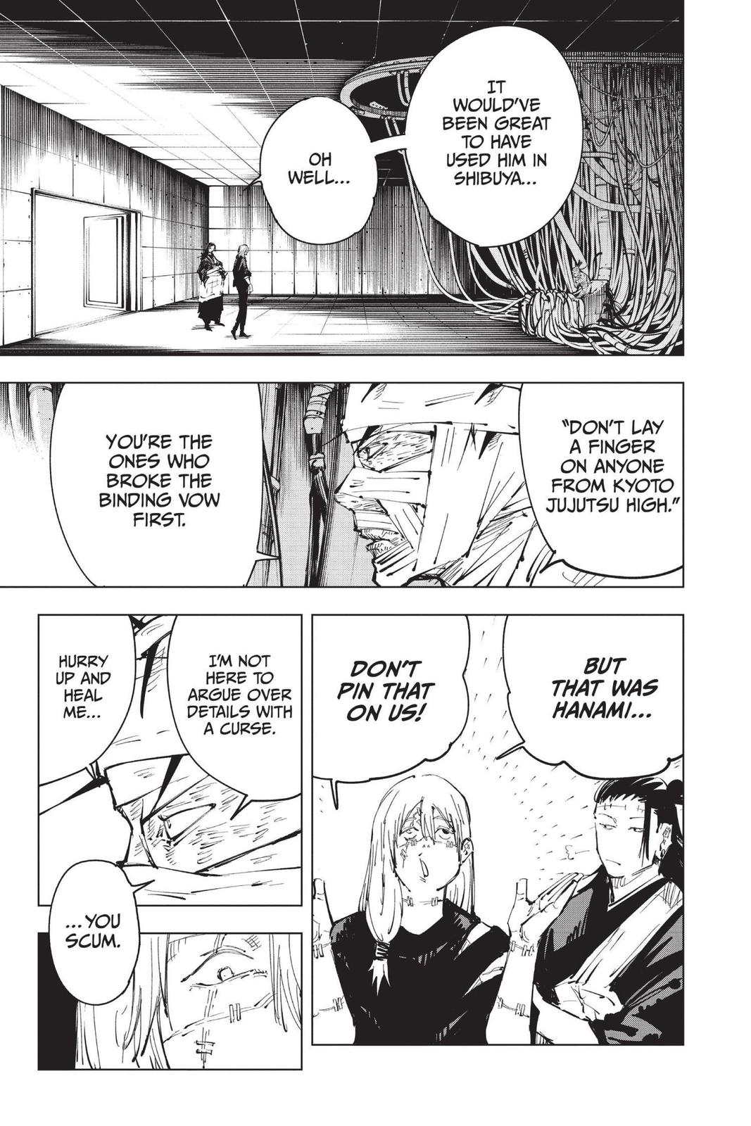 Jujutsu Kaisen Manga Chapter 79 page 17 - A Taste of Things to Come scene