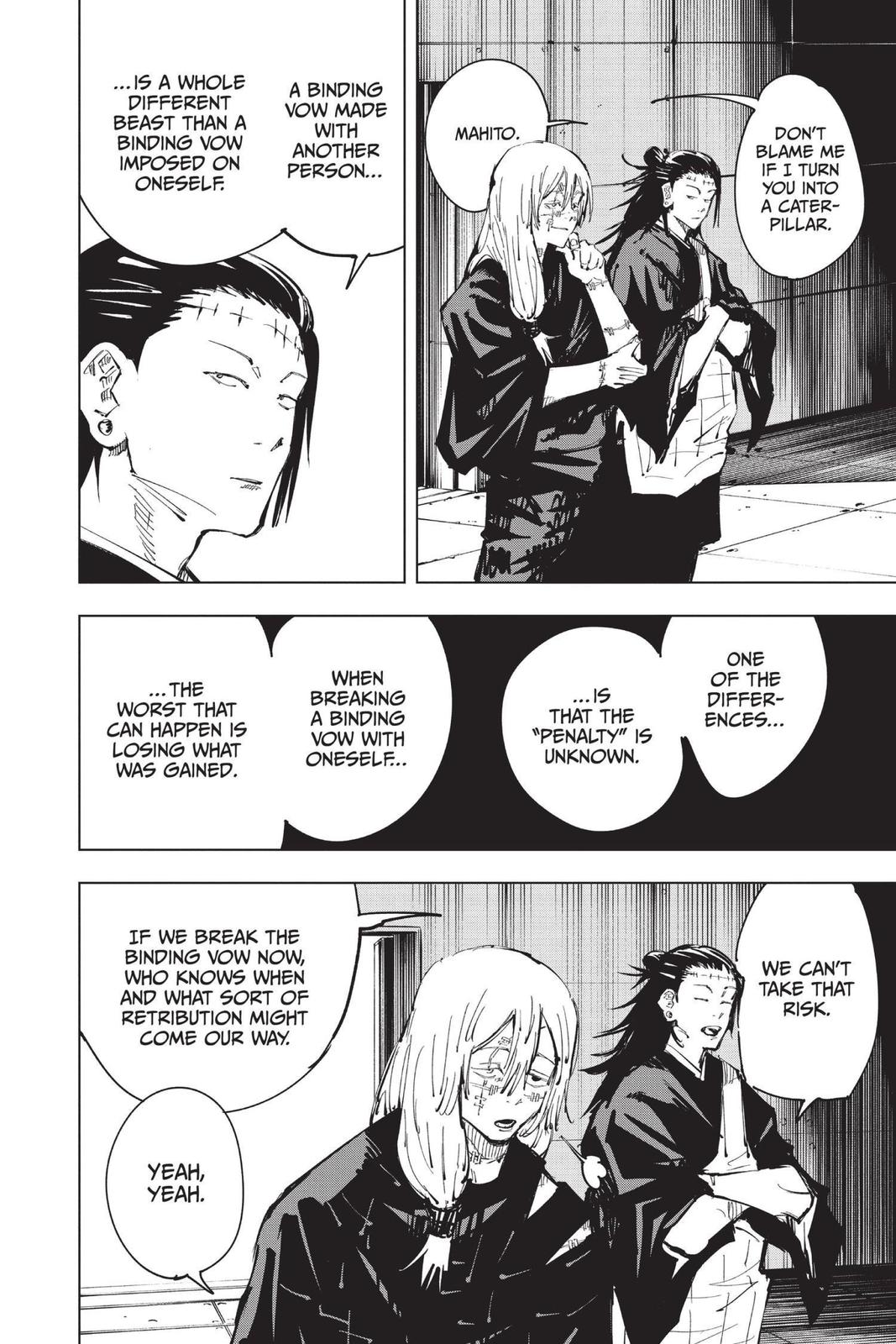 Jujutsu Kaisen Manga Chapter 79 page 18 - A Taste of Things to Come scene