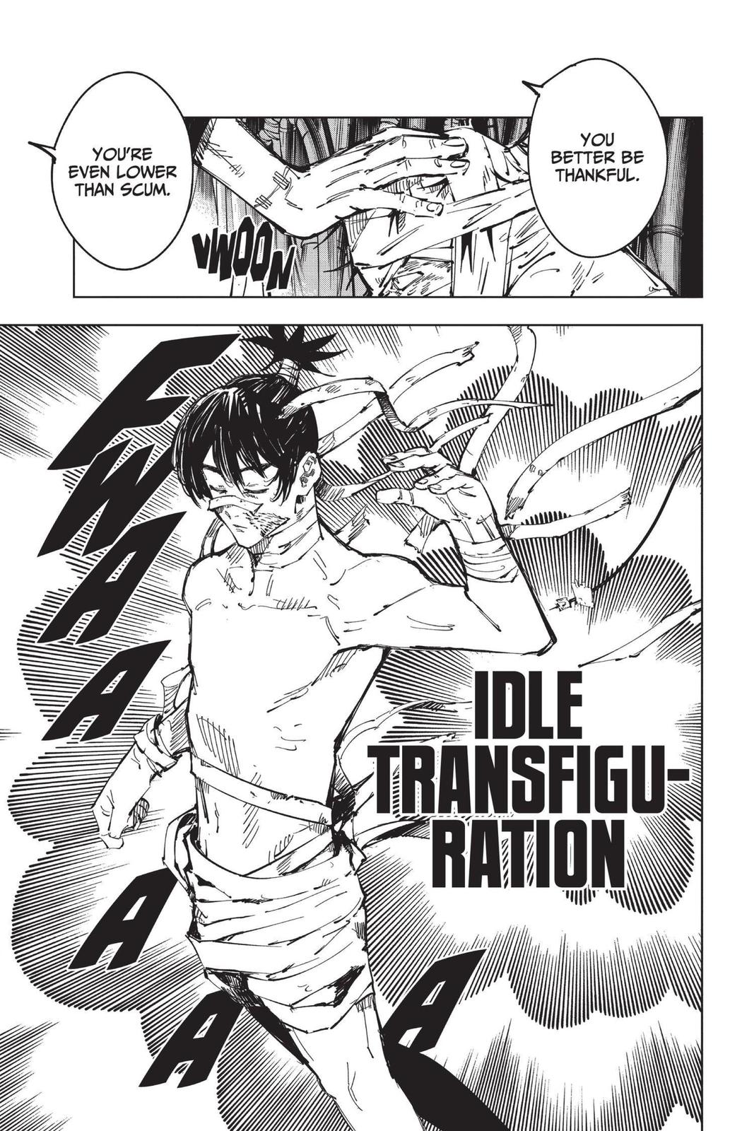 Jujutsu Kaisen Manga Chapter 79 page 19 - A Taste of Things to Come scene