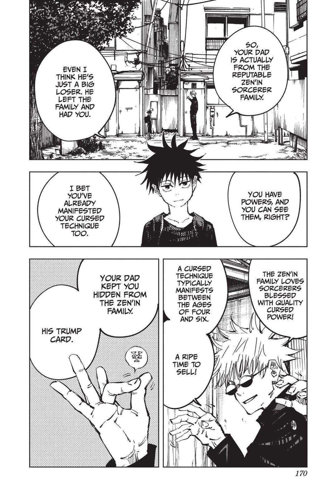 Jujutsu Kaisen Manga Chapter 79 page 2 - A Taste of Things to Come scene