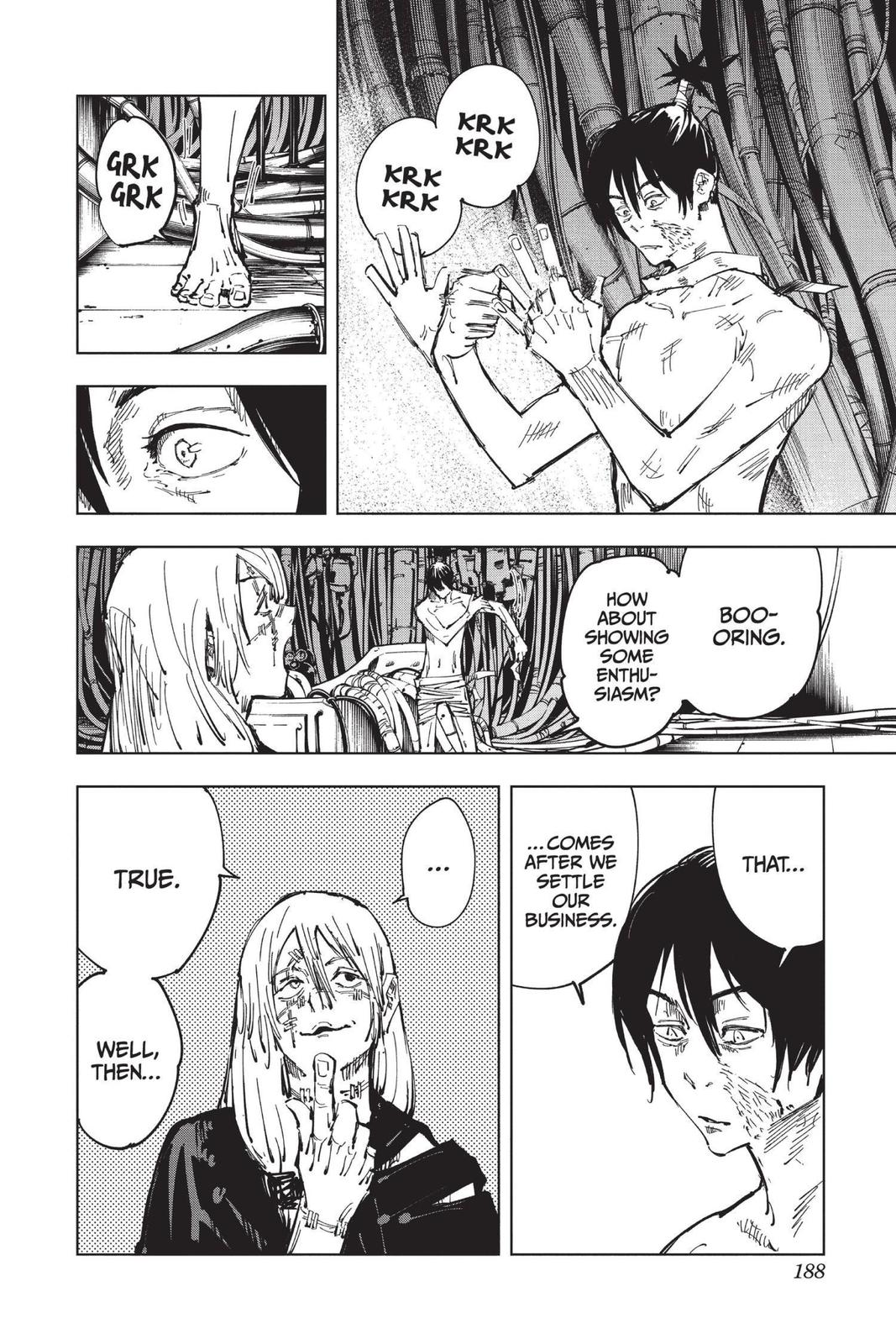 Jujutsu Kaisen Manga Chapter 79 page 20 - A Taste of Things to Come scene