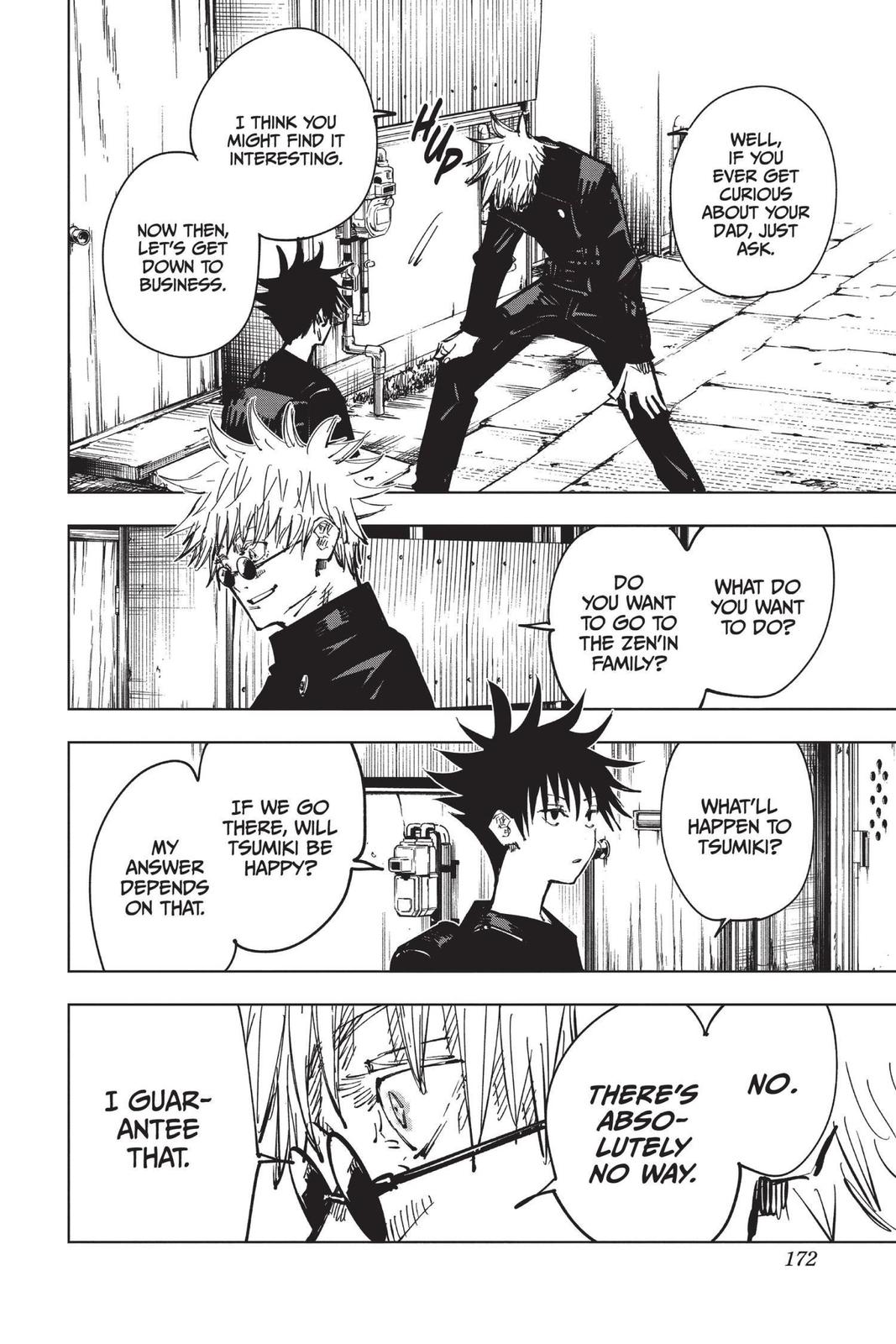 Jujutsu Kaisen Manga Chapter 79 page 4 - A Taste of Things to Come scene