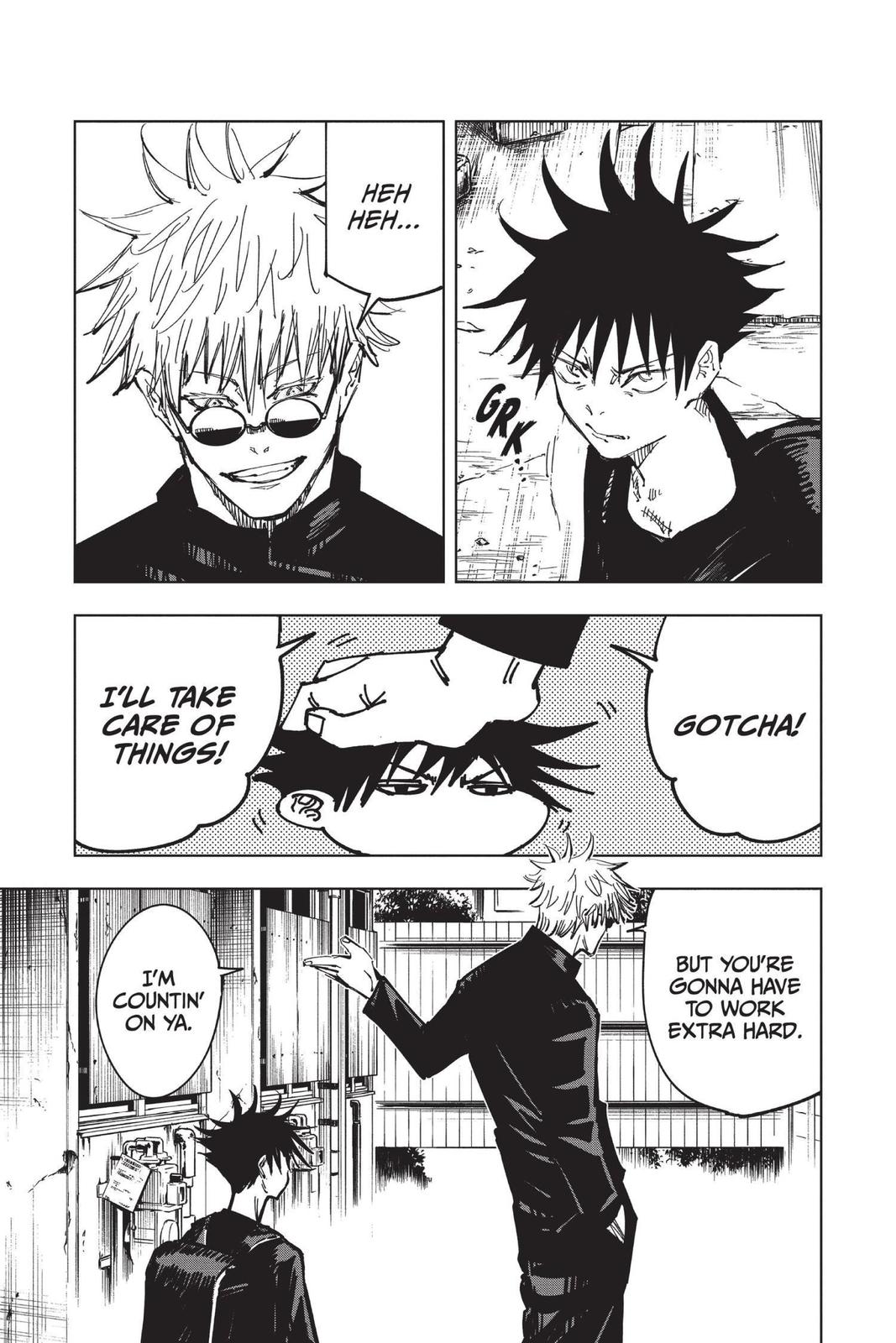 Jujutsu Kaisen Manga Chapter 79 page 5 - A Taste of Things to Come scene