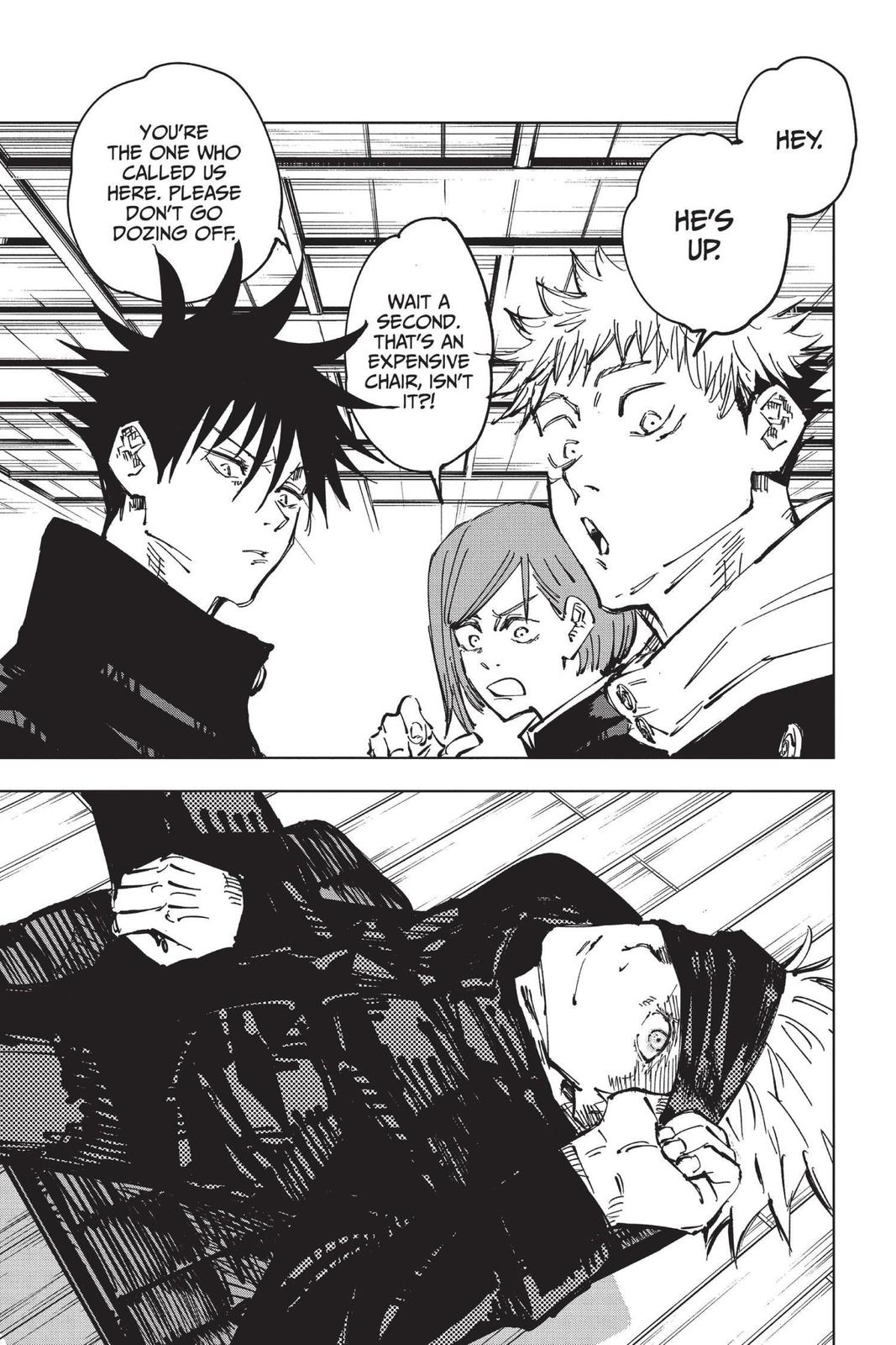 Jujutsu Kaisen Manga Chapter 79 page 7 - A Taste of Things to Come scene