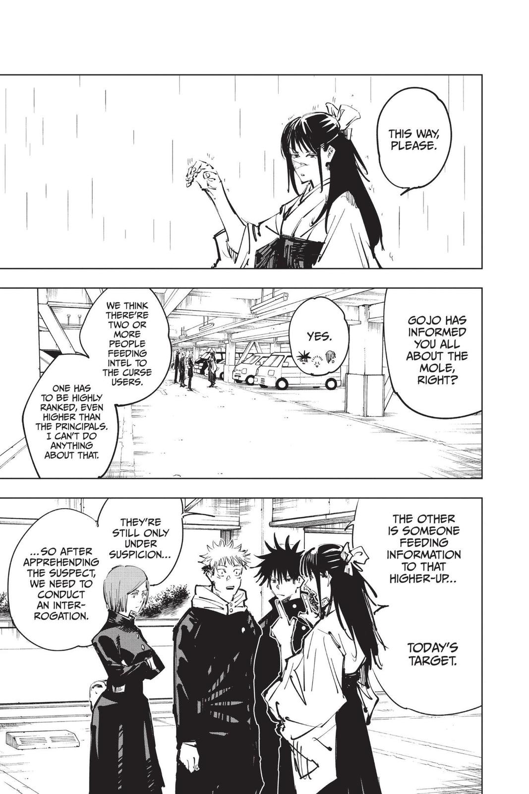 Jujutsu Kaisen Manga Chapter 79 page 9 - A Taste of Things to Come scene