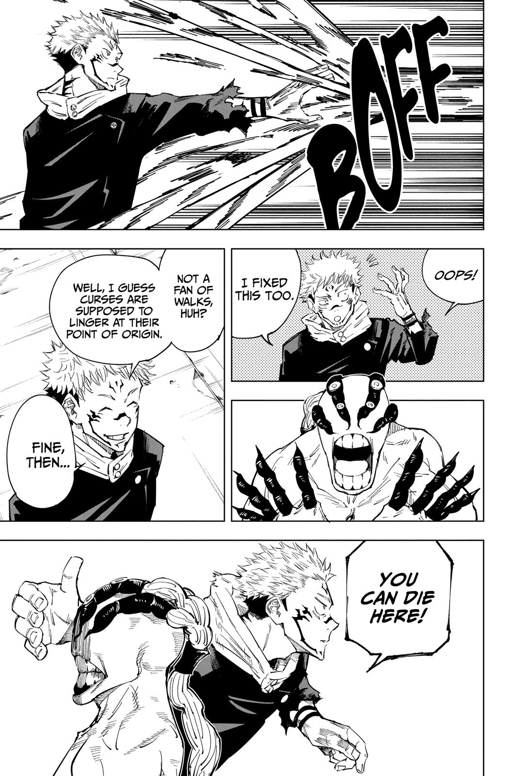 Jujutsu Kaisen Manga Chapter 8 page 11 - Fearsome Womb, Part 3 scene