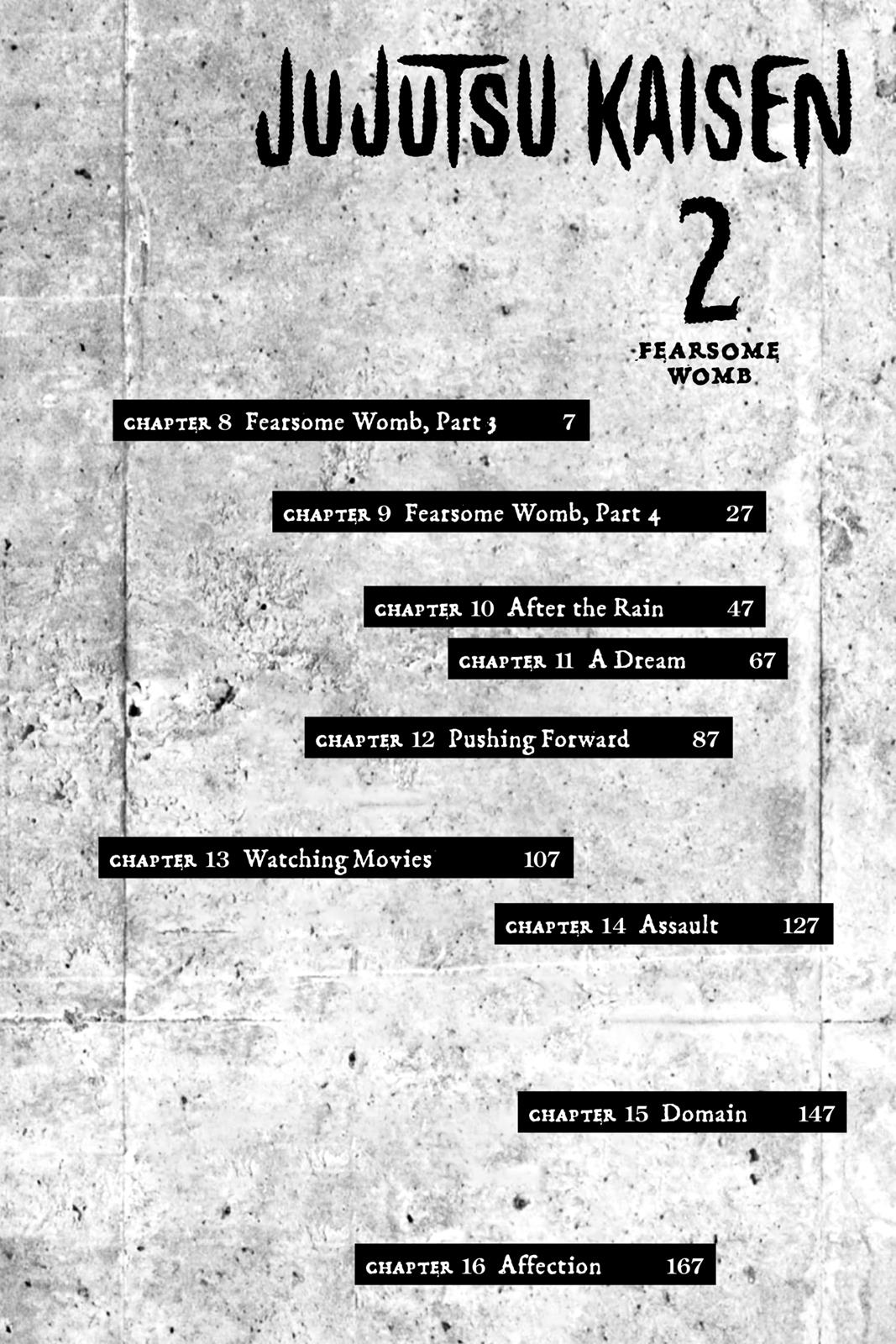 Jujutsu Kaisen Manga Chapter 8 page 6 - Fearsome Womb, Part 3 scene