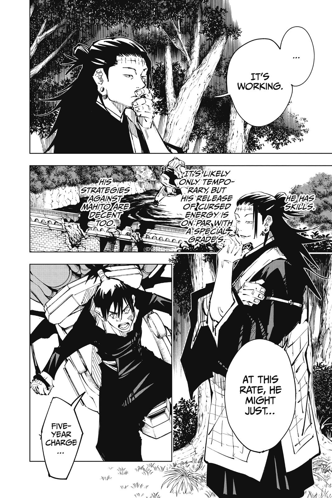 Jujutsu Kaisen Manga Chapter 81 page 9 - Evening Festival, Part 2 scene