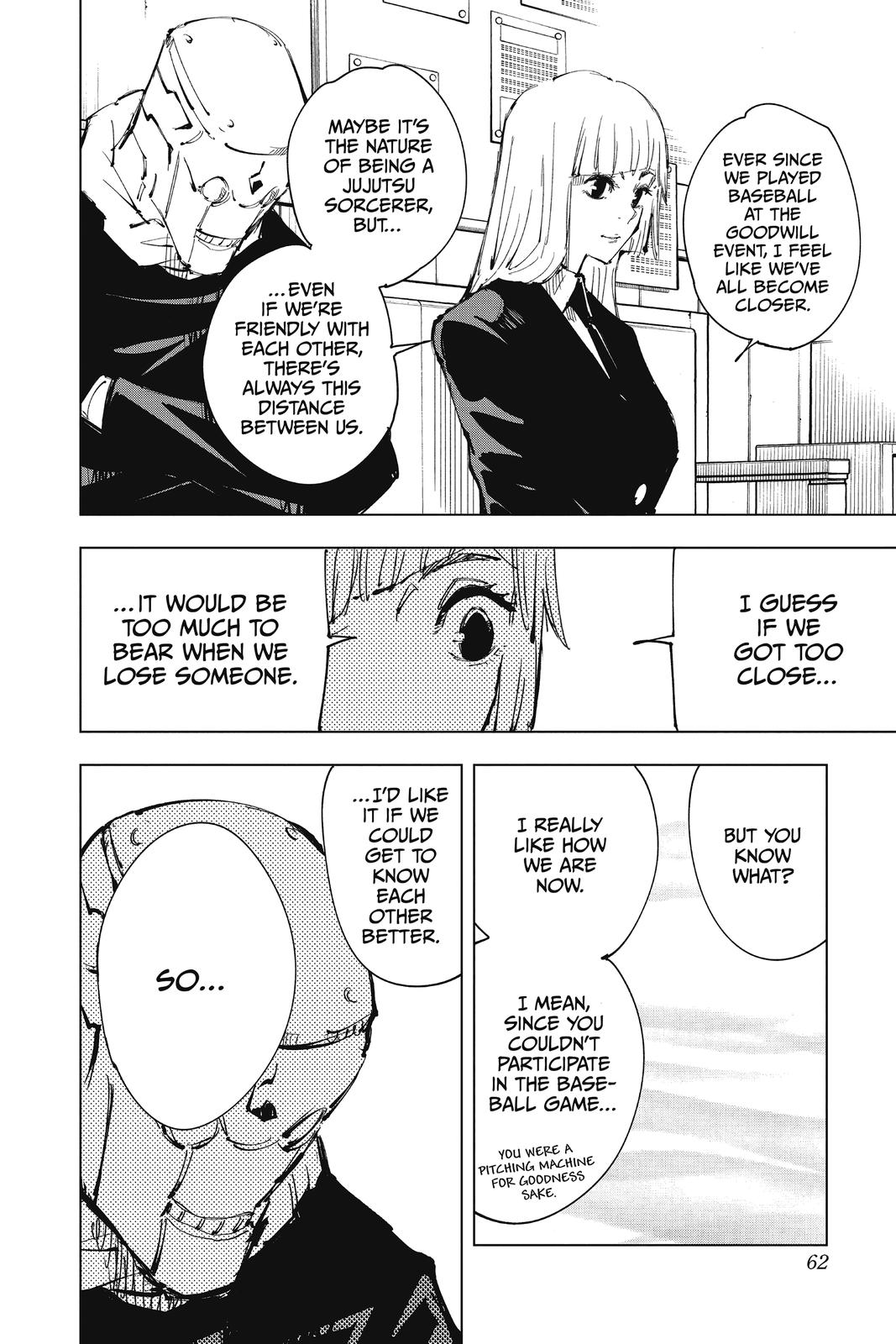 Jujutsu Kaisen Manga Chapter 82 page 15 - Evening Festival, Part 3 scene