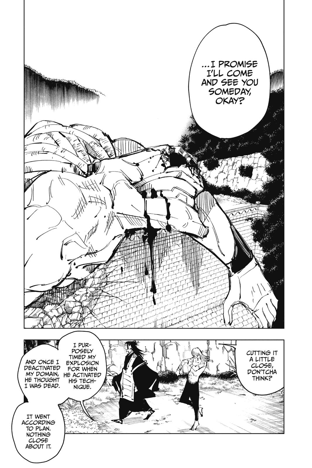 Jujutsu Kaisen Manga Chapter 82 page 16 - Evening Festival, Part 3 scene