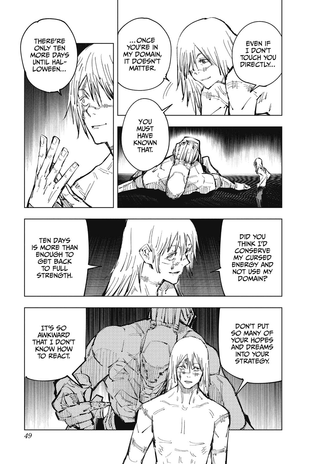 Jujutsu Kaisen Manga Chapter 82 page 3 - Evening Festival, Part 3 scene