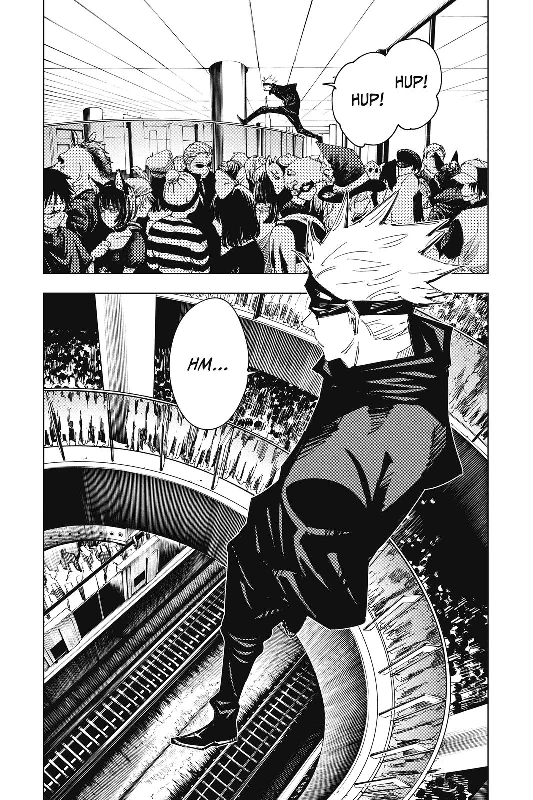 Jujutsu Kaisen Manga Chapter 83 page 12 - The Shibuya Incident, Part 1 scene