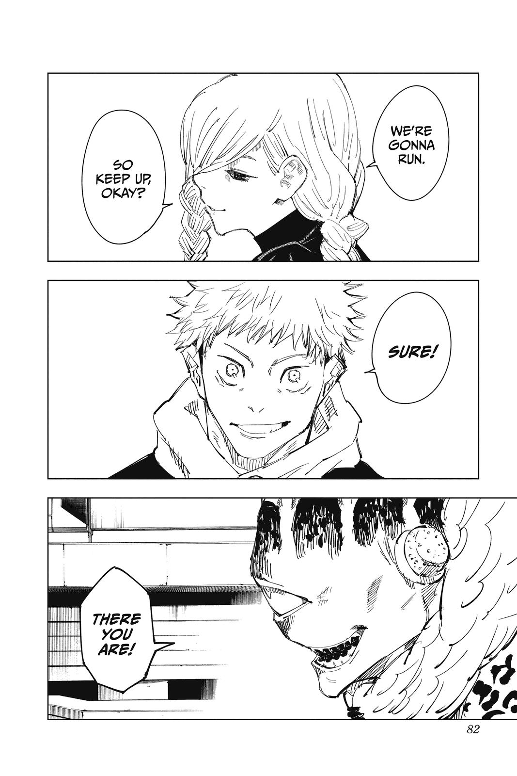 Jujutsu Kaisen Manga Chapter 83 page 16 - The Shibuya Incident, Part 1 scene