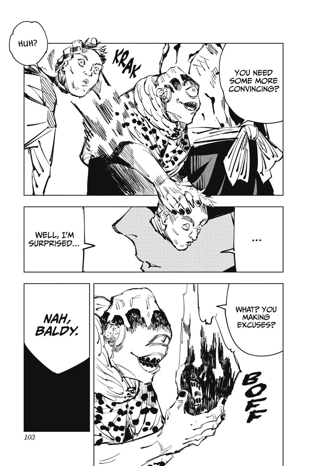 Jujutsu Kaisen Manga Chapter 84 page 15 - The Shibuya Incident, Part 2 scene