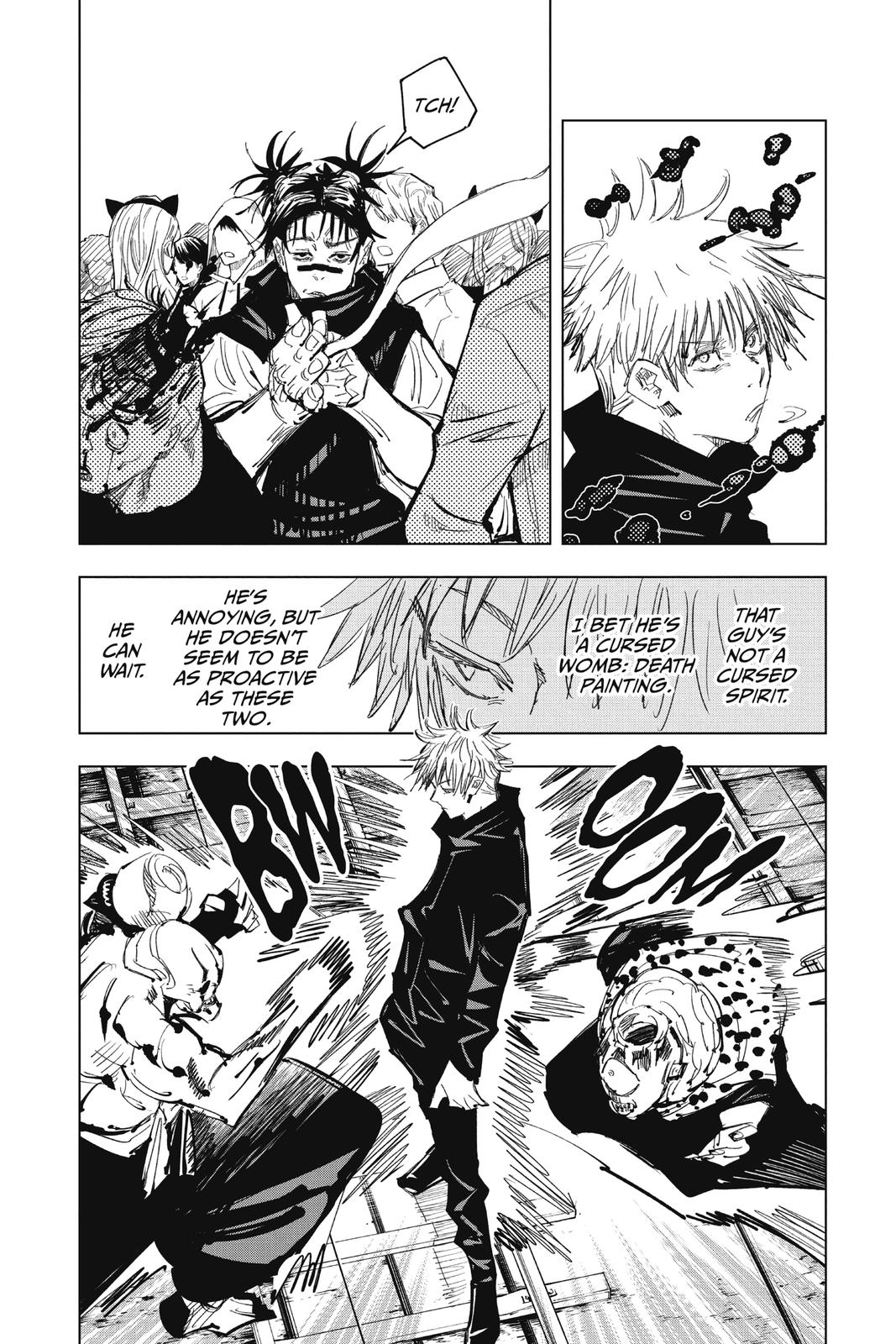 Jujutsu Kaisen Manga Chapter 85 page 14 - The Shibuya Incident, Part 3 scene