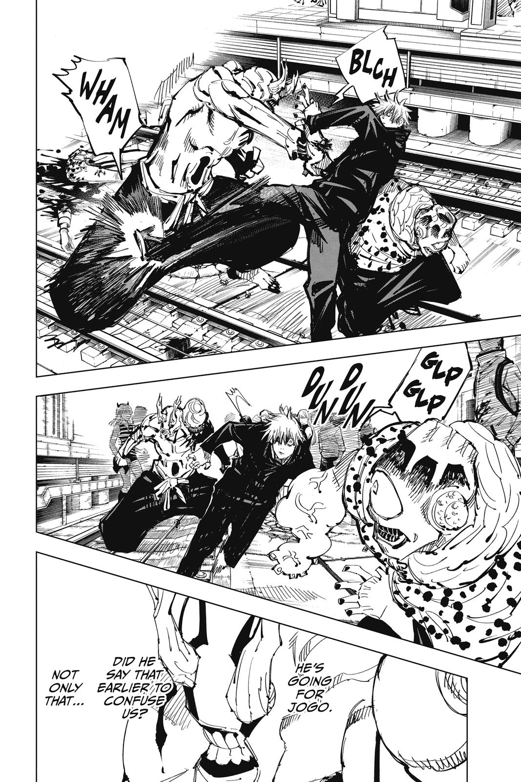 Jujutsu Kaisen Manga Chapter 85 page 8 - The Shibuya Incident, Part 3 scene