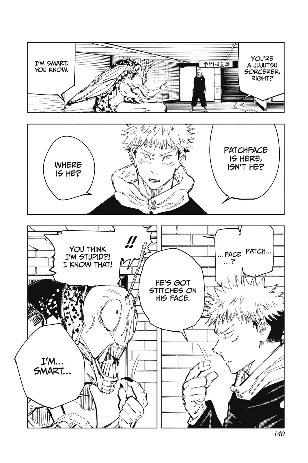 Jujutsu Kaisen Manga Chapter 86 page 12 - The Shibuya Incident, Part 4 scene