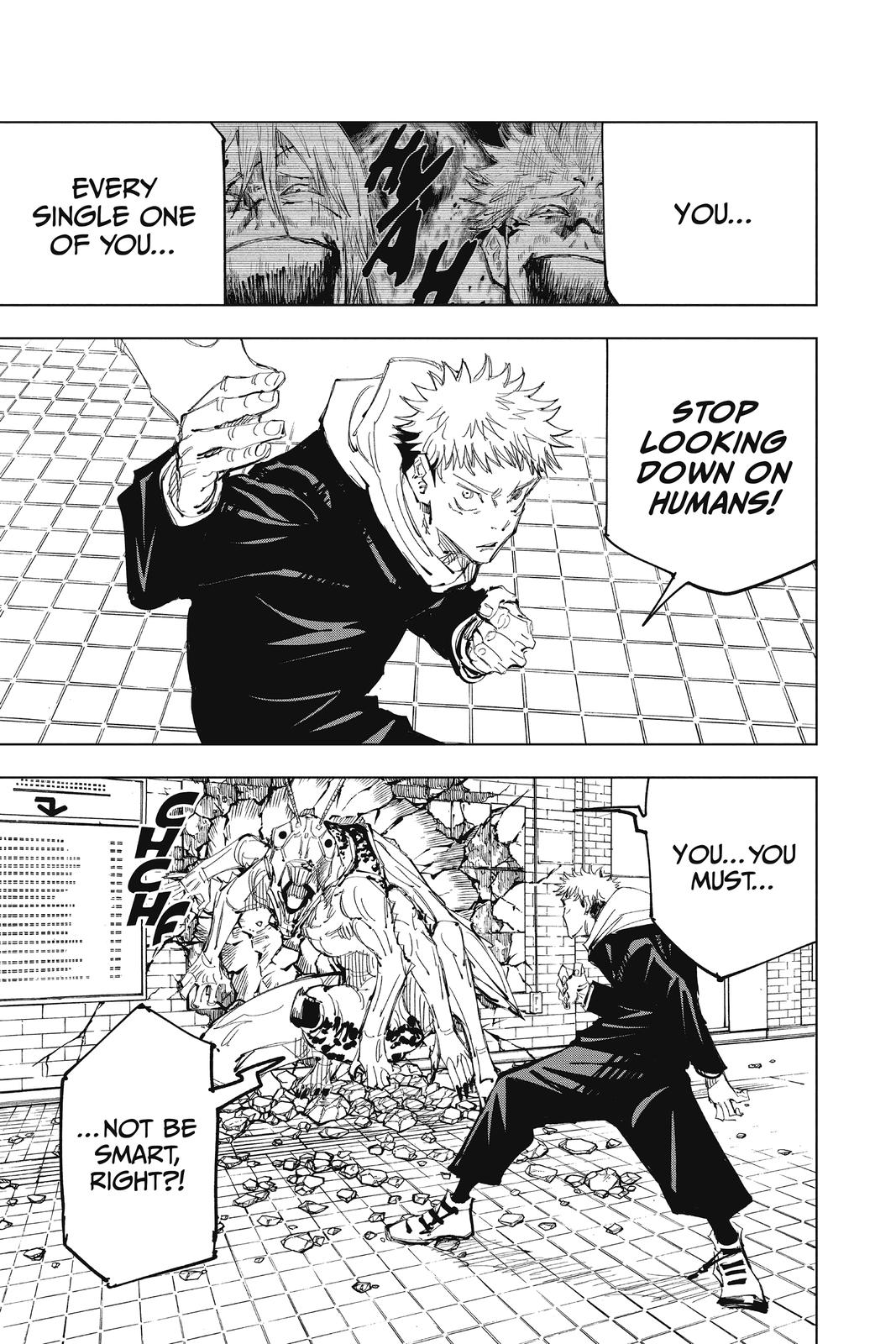 Jujutsu Kaisen Manga Chapter 86 page 17 - The Shibuya Incident, Part 4 scene