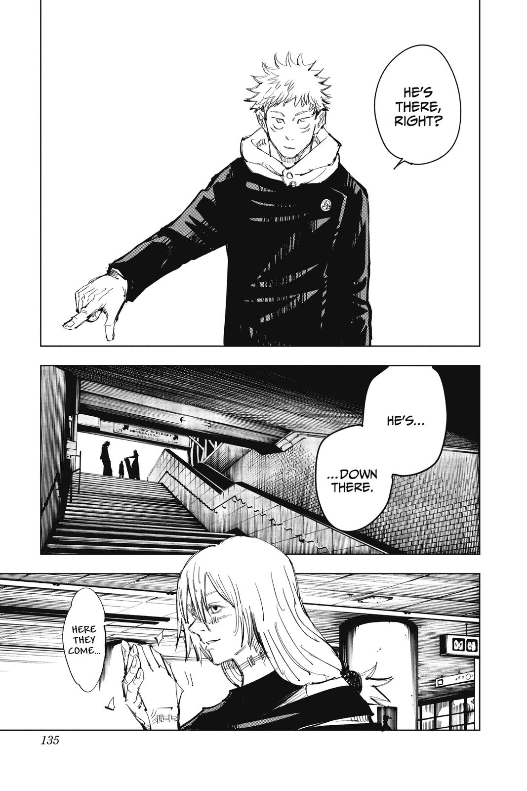 Jujutsu Kaisen Manga Chapter 86 page 7 - The Shibuya Incident, Part 4 scene