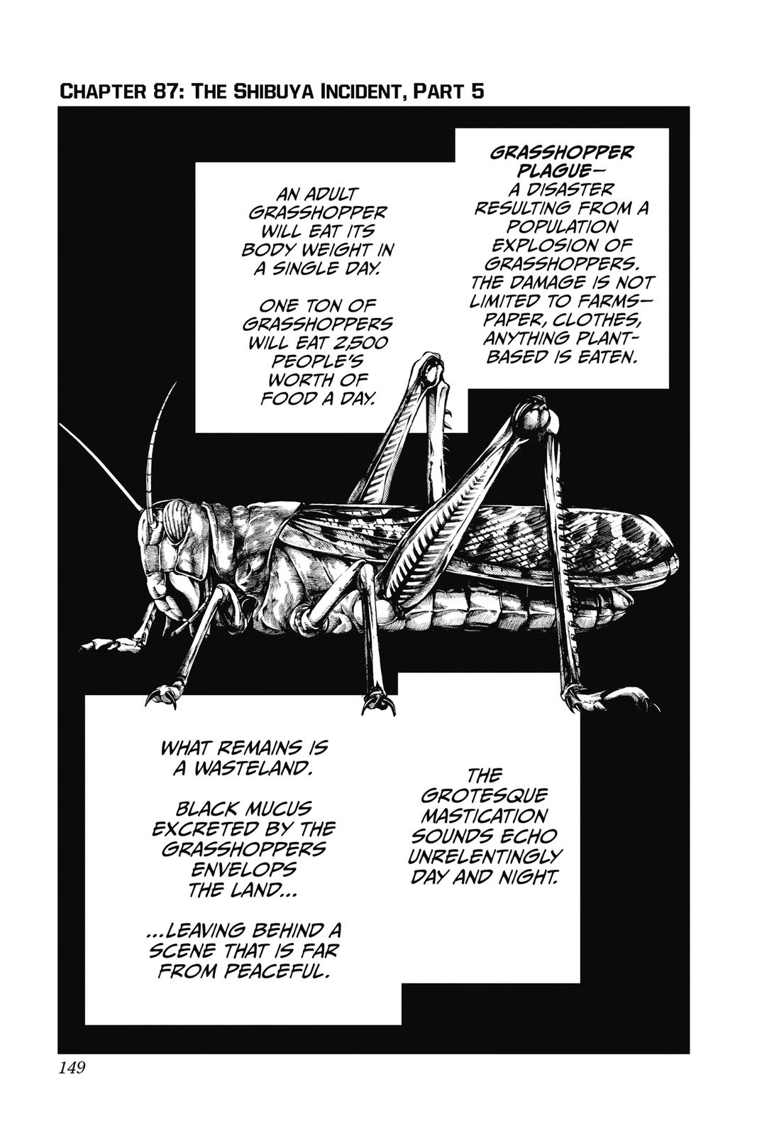 Jujutsu Kaisen Manga Chapter 87 page 1 - The Shibuya Incident, Part 5 scene