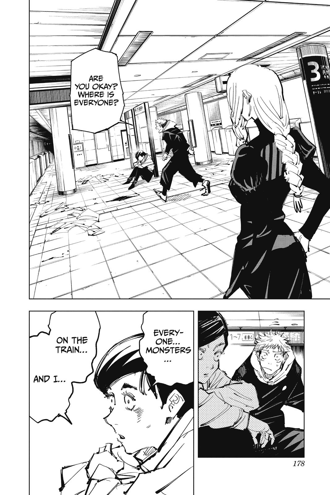 Jujutsu Kaisen Manga Chapter 88 page 10 - The Shibuya Incident, Part 6 scene