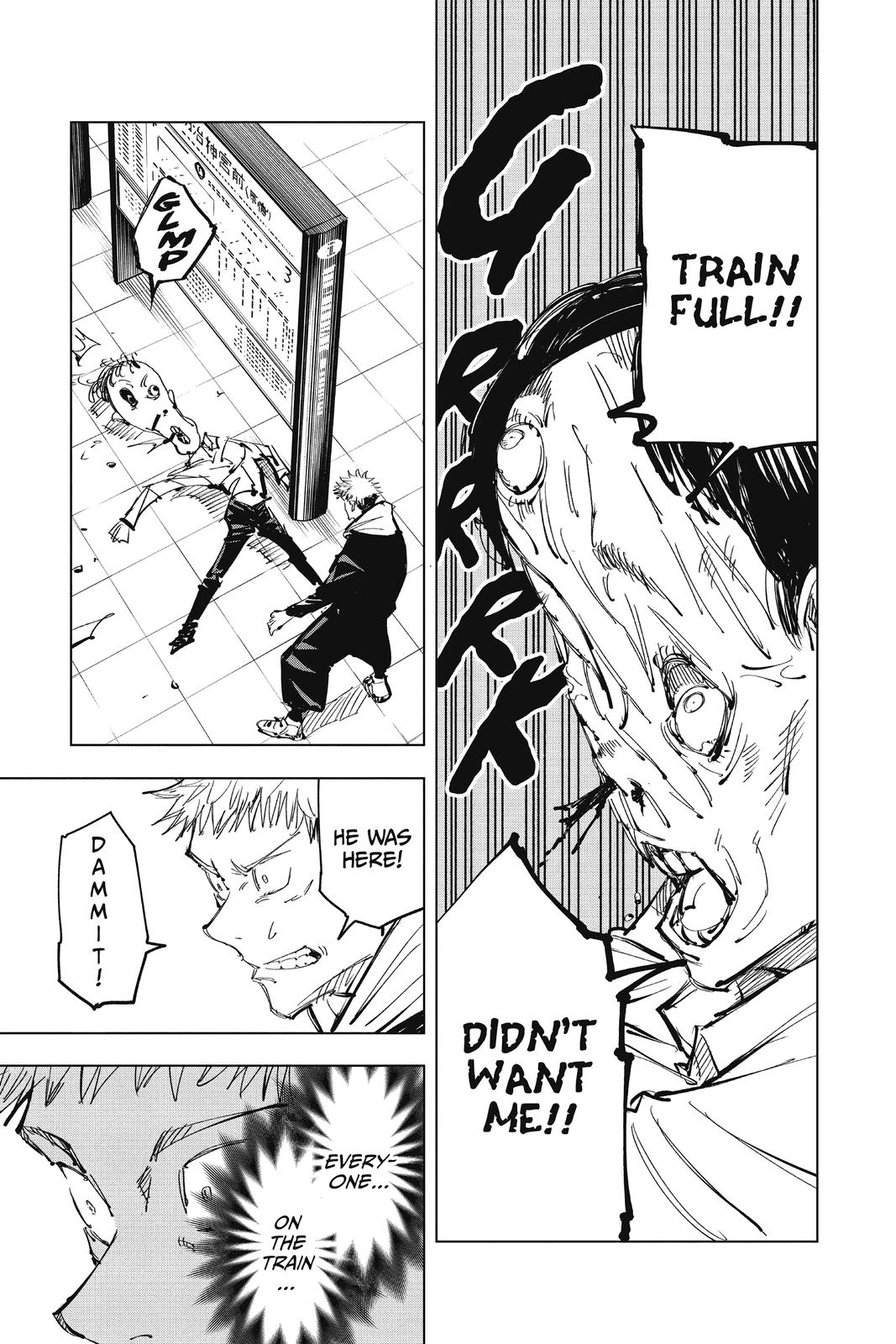 Jujutsu Kaisen Manga Chapter 88 page 11 - The Shibuya Incident, Part 6 scene
