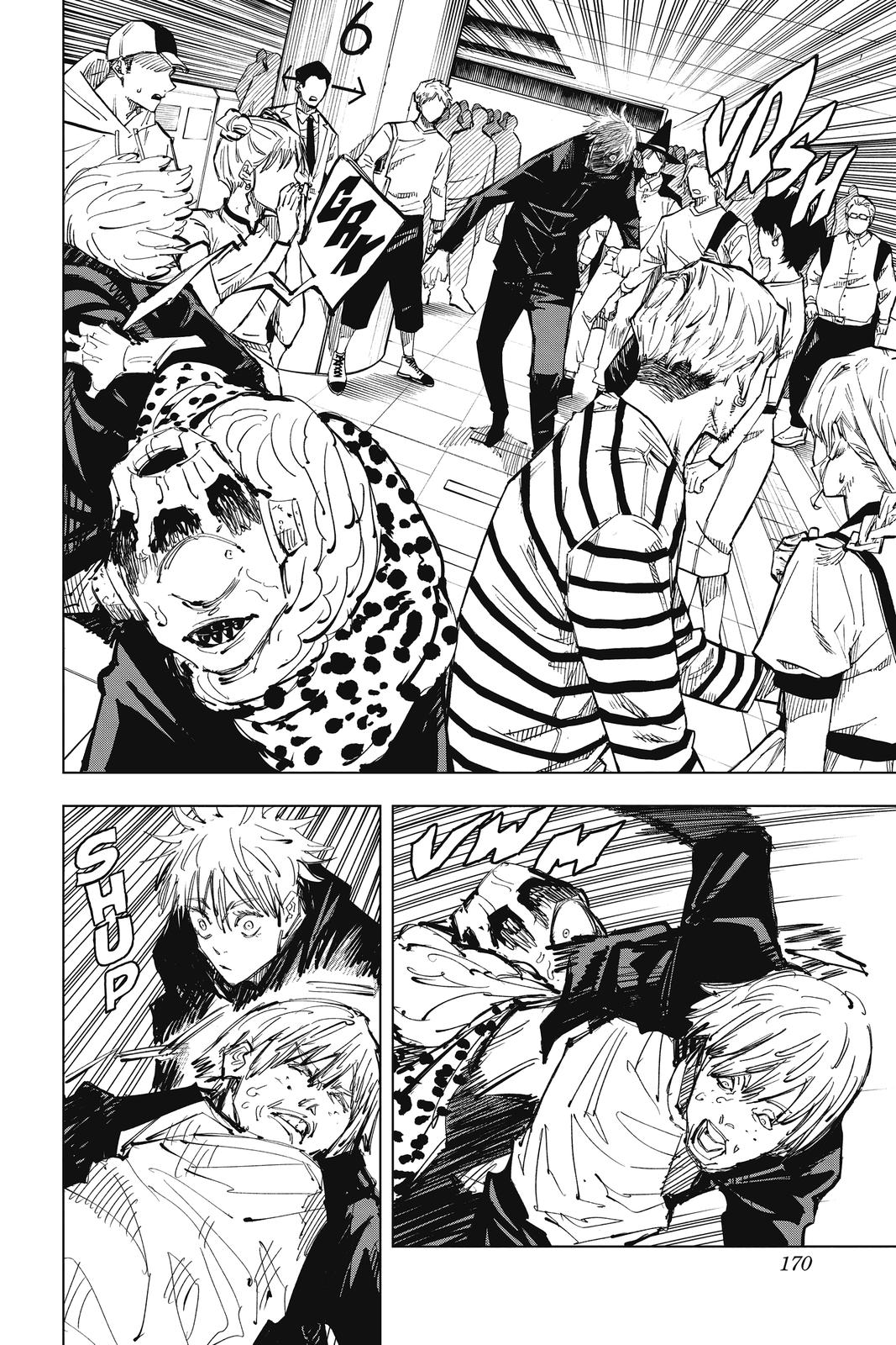 Jujutsu Kaisen Manga Chapter 88 page 2 - The Shibuya Incident, Part 6 scene