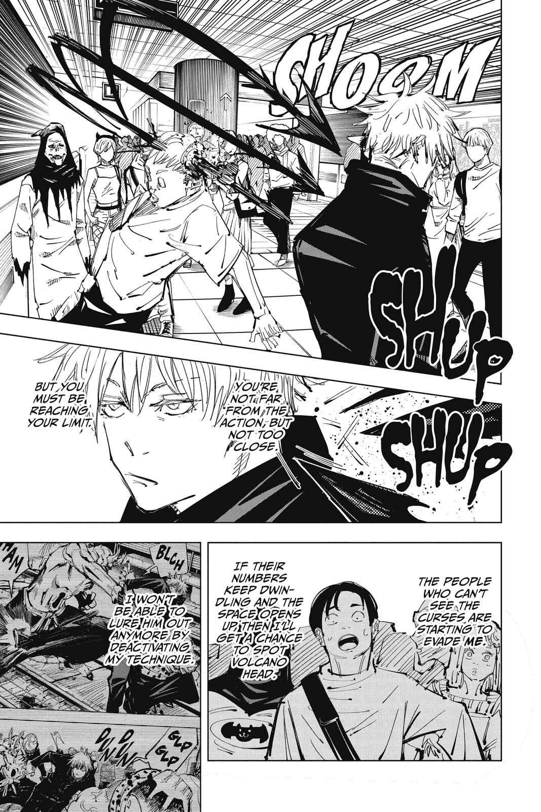 Jujutsu Kaisen Manga Chapter 88 page 5 - The Shibuya Incident, Part 6 scene