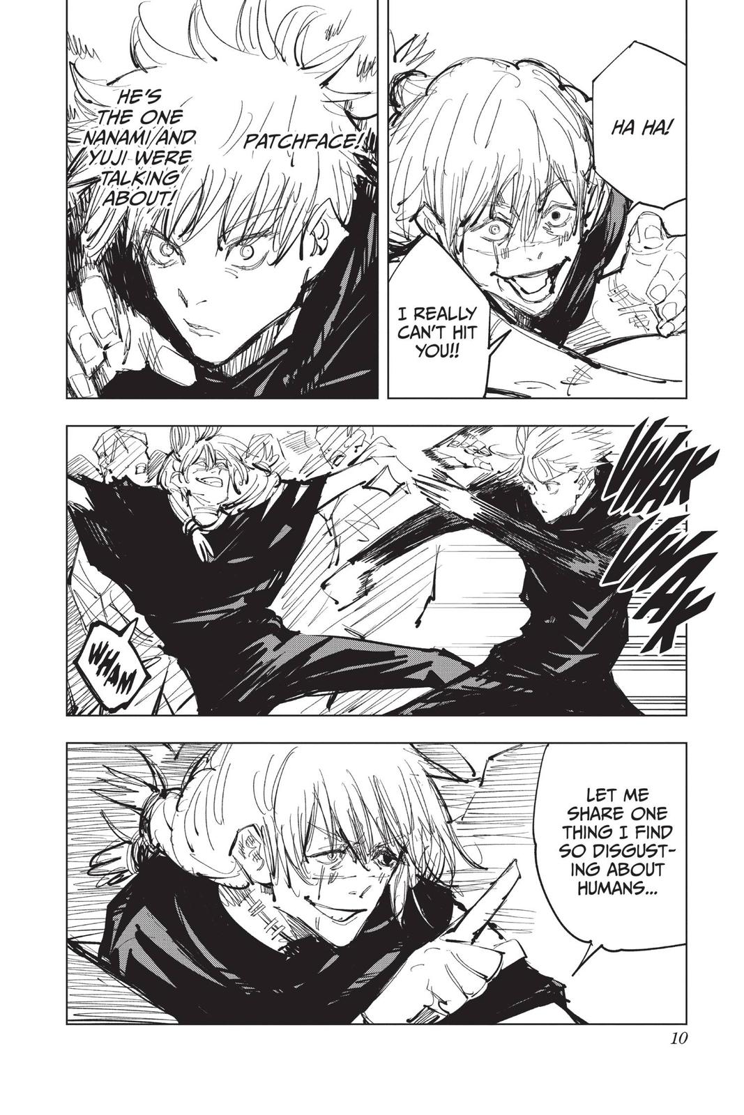 Jujutsu Kaisen Manga Chapter 89 page 10 - The Shibuya Incident, Part 7 scene