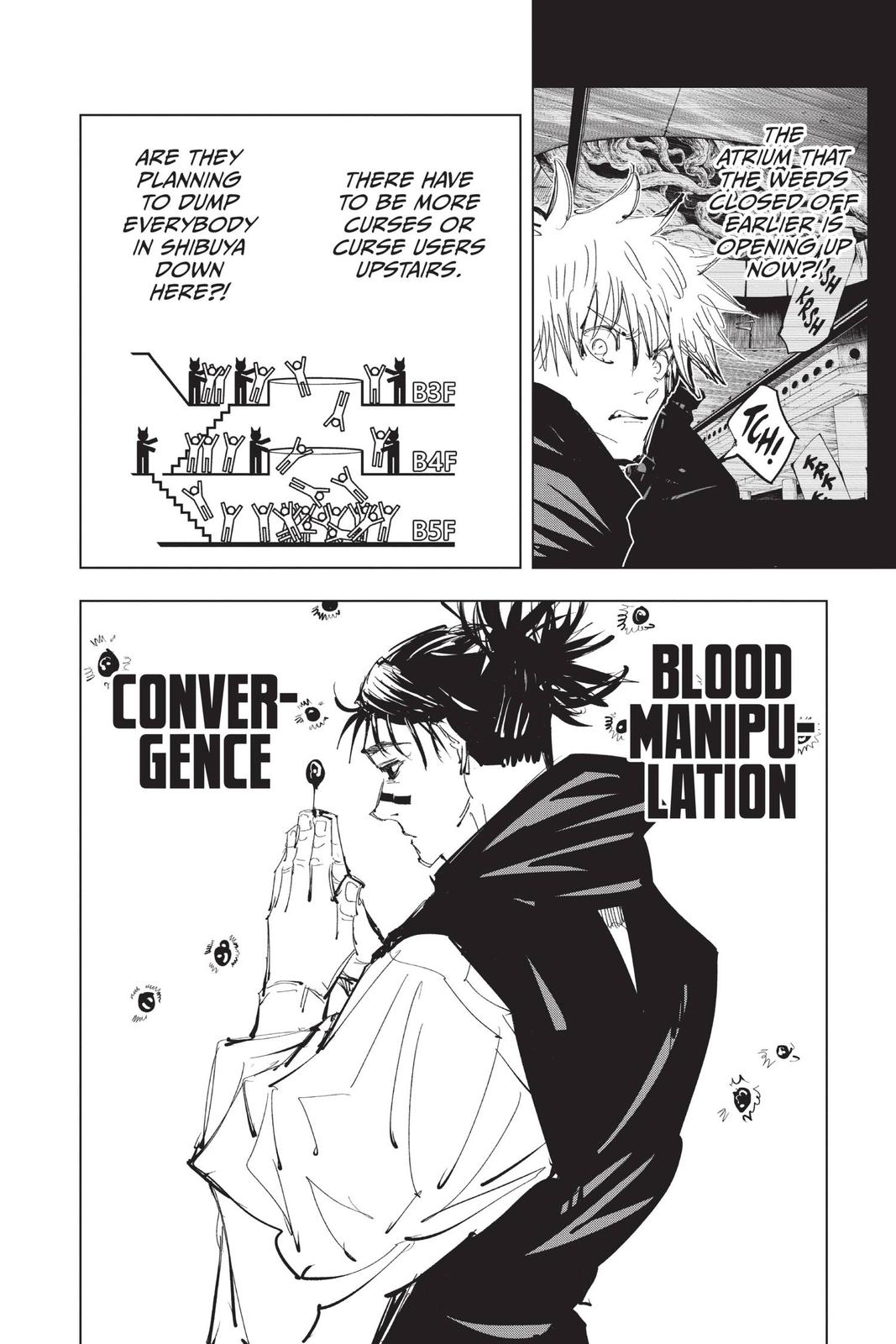 Jujutsu Kaisen Manga Chapter 89 page 12 - The Shibuya Incident, Part 7 scene