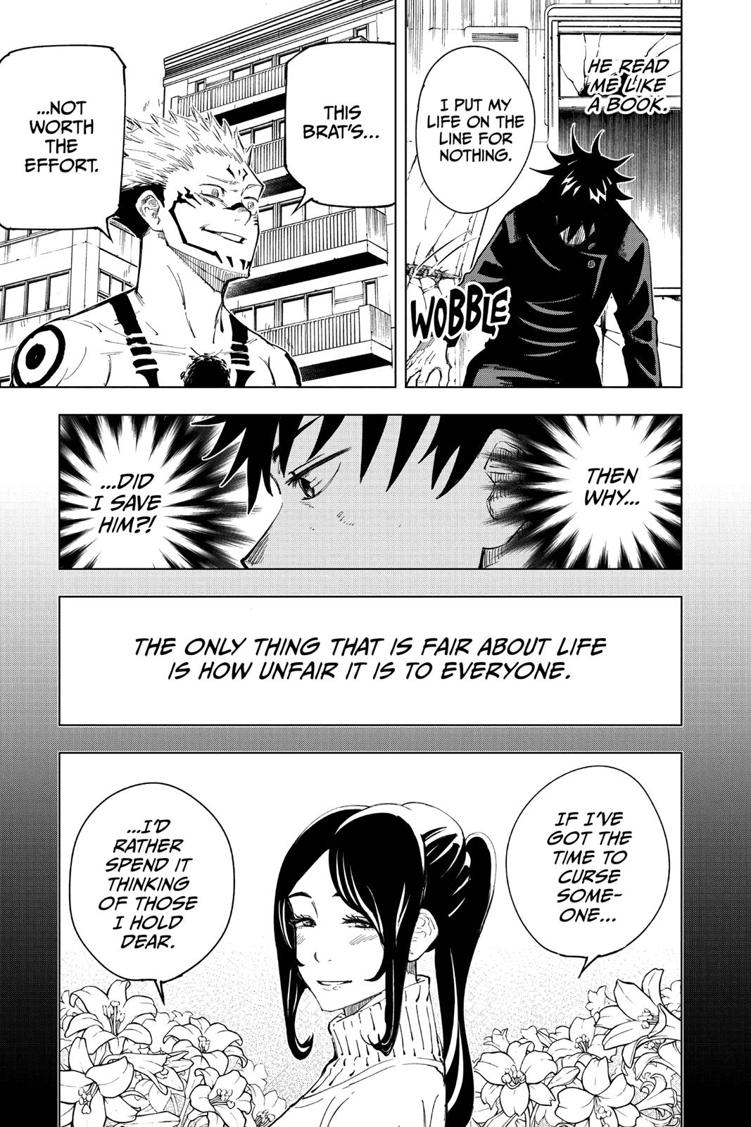 Jujutsu Kaisen Manga Chapter 9 page 13 - Fearsome Womb, Part 4 scene