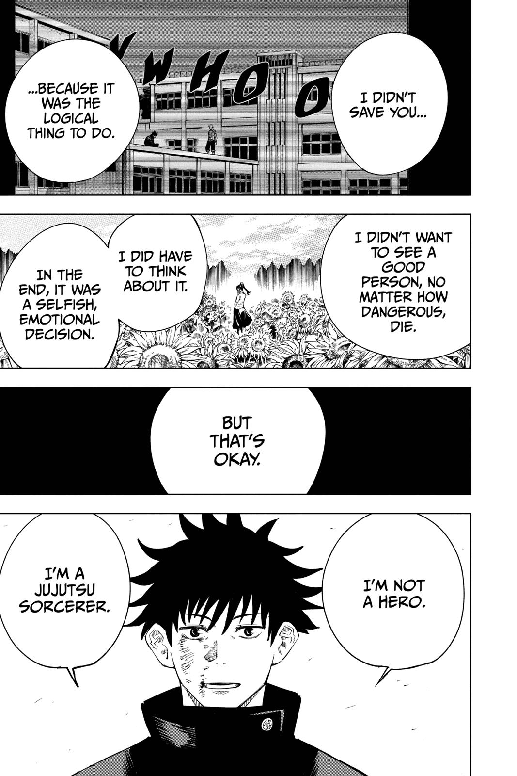 Jujutsu Kaisen Manga Chapter 9 page 17 - Fearsome Womb, Part 4 scene